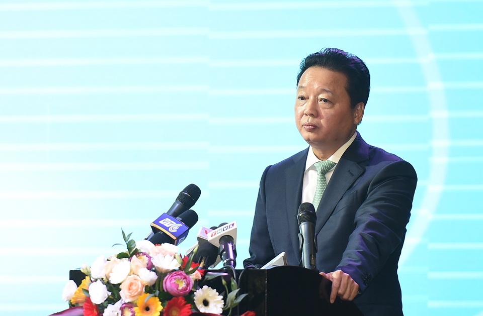 Tài nguyên nước là yếu tố cốt lõi trong chiến lược phát triển ĐBSCL - 1
Bộ trưởng Tài nguyên và Môi trường Trần Hồng Hà tại Hội nghị sáng 27/9.