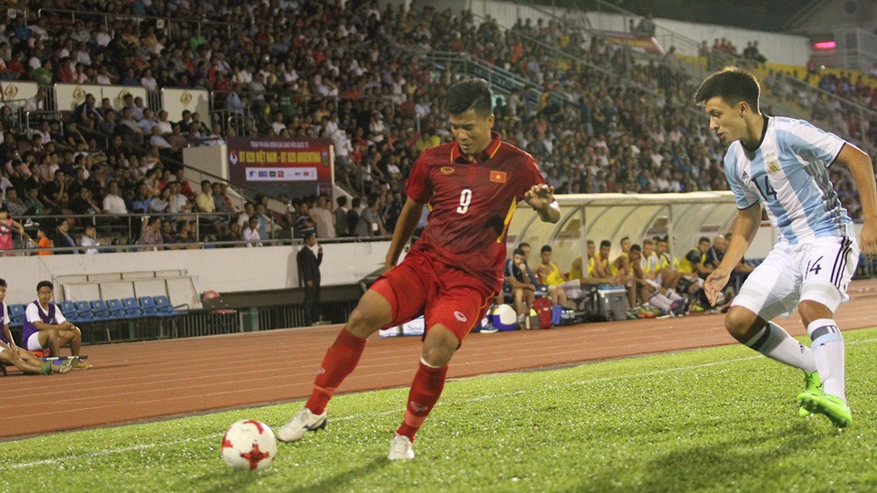 “U20 Việt Nam chẳng thu được gì từ trận thua U20 Argentina” - 2 U20 Argentina cũng chưa thể hiện hết các phẩm chất tốt nhất của đội này (ảnh: Trọng Vũ)