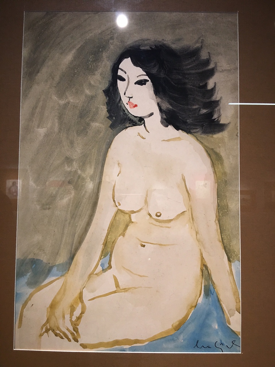 Sự lạ kỳ trong thế giới tranh nude của danh hoạ Lưu Công Nhân - 5 Tranh nude của danh hoạ Lưu Công Nhân trong triển lãm Nét. Ảnh: HTL.