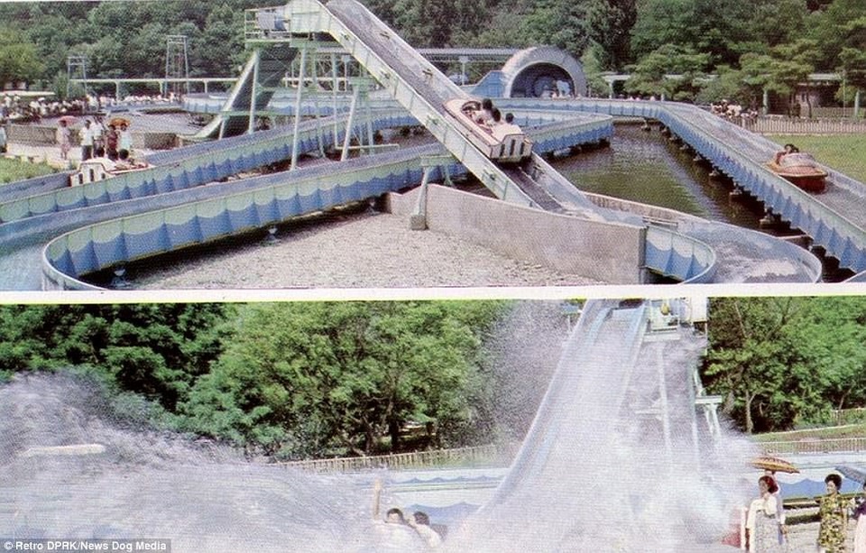 Triều Tiên đầu tư nhiều hình thức vui chơi giải trí trong công viên cho người dân và khách du lịch.