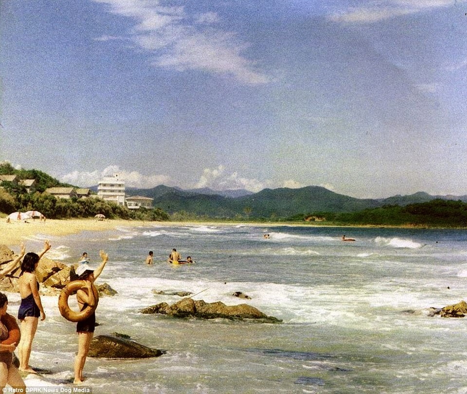 Bãi biển Majon tại thành phố Hamhung - thành phố lớn thứ hai của Triều Tiên.