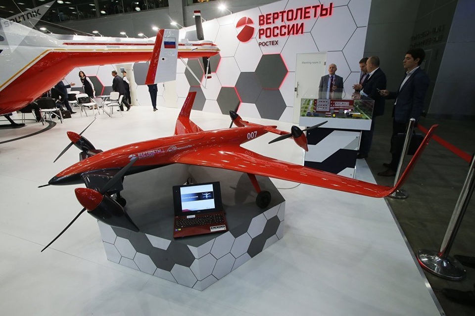 
Một máy bay không người lái do hãng Russian Helicopters của Nga chế tạo
