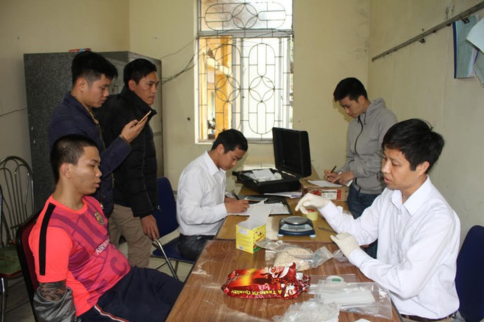 Bắt trùm ma túy "khủng" ở Hải Phòng - 3 Đối tượng tại cơ quan công an (ảnh: cơ quan điều ra cung cấp)