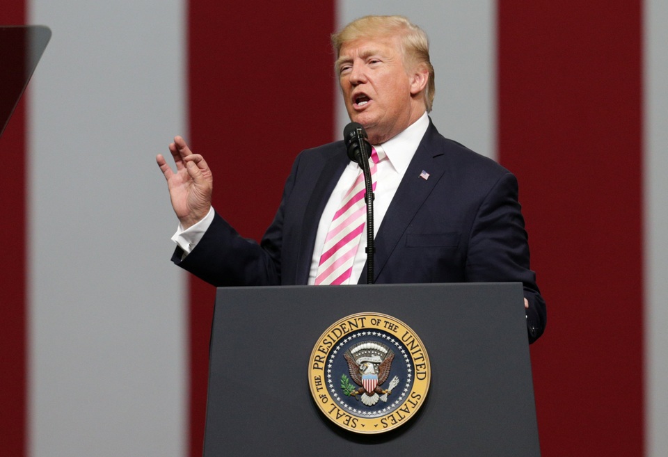 Tổng thống Trump “tố” Triều Tiên và Iran hợp tác phát triển tên lửa - 1 Tổng thống Donald Trump (Ảnh: Reuters)