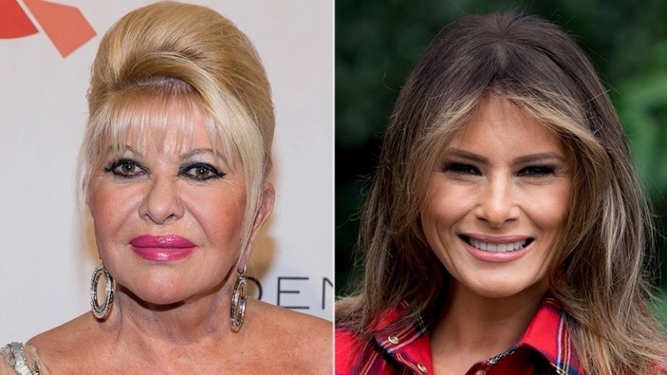Tranh cãi chuyện vợ cũ ông Trump tự nhận “Đệ nhất phu nhân” - 1 Bà Melania Trump (phải) và bà Ivana Trump (Ảnh: AP)