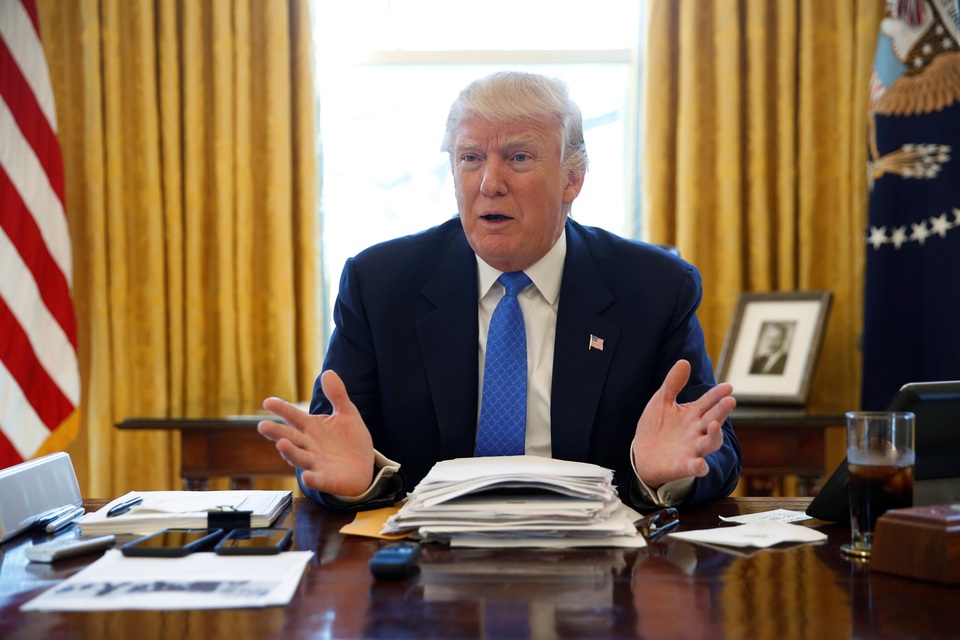 Ông Trump quyên góp toàn bộ lương tổng thống vào cuối năm - 1 Tổng thống Donald Trump (Ảnh: Reuters)