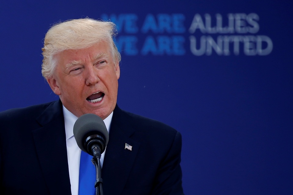 Ông Trump tuyên bố Nga là mối đe dọa với NATO - 1 Tổng thống Donald Trump (Ảnh: Reuters)