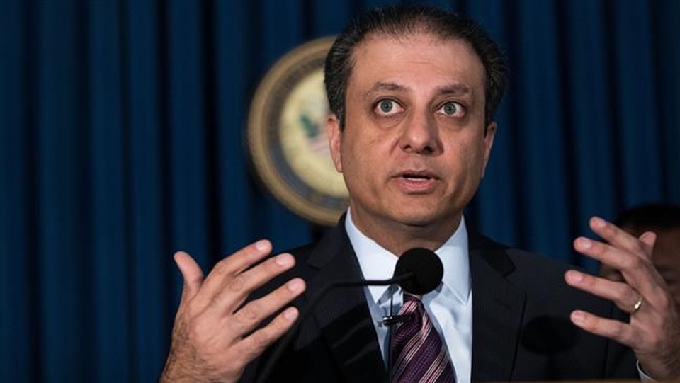 
Cựu công tố viên New York, Preet Bharara. (Ảnh: AFP)
