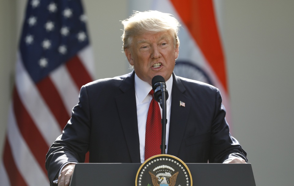 Ông Trump nói vấn đề Triều Tiên cần được giải quyết nhanh chóng - 1 Tổng thống Donald Trump (Reuters)