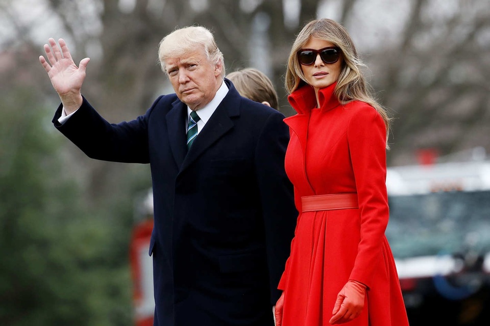 
Tổng thống Donald Trump và Đệ nhất phu nhân Melania (Ảnh: Getty)
