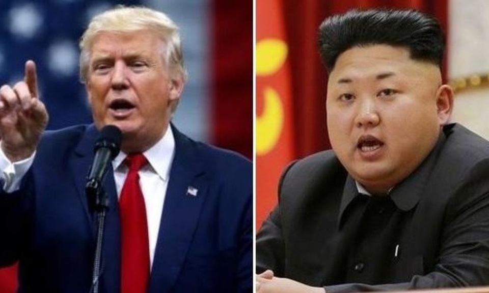 Mỹ-Triều Tiên “khẩu chiến”, thế giới mất 1.000 tỷ USD - 1
Tổng thống Mỹ Donald Trump (trái) và nhà lãnh đạo Triều Tiên Kim Jong-un (Ảnh: Reuters)