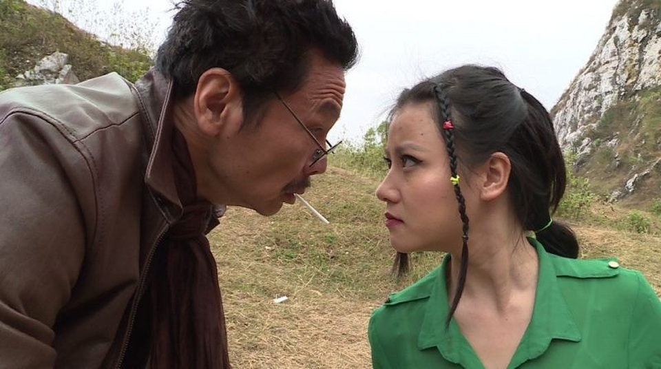 Một cảnh của nhân vật do NSƯT Trung Anh đóng trong Ván cờ vồ 5.