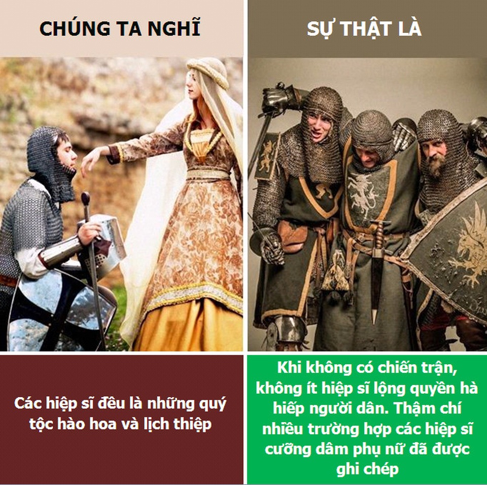 Giải mã những hiểu lầm lớn nhất của chúng ta về thời trung cổ - 8 Sự thật về các hiệp sĩ