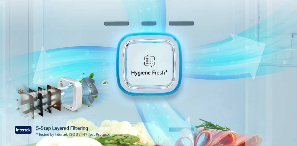 4 công nghệ mới để bạn quyết định nâng cấp tủ lạnh - 3
Công nghệ Hygiene Fresh+ có thể loại bỏ 99,999% vi khuẩn và khử mùi tối ưu, hiệu quả đã được Intertek chứng nhận