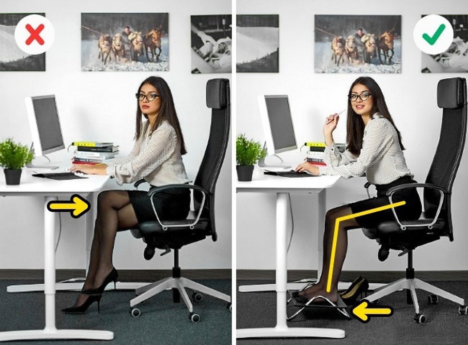 Hướng dẫn chi tiết 6 tư thế ngồi đúng dành cho dân công sở - 1 Hướng dẫn chi tiết 6 tư thế ngồi đúng dành cho dân công sở - 1