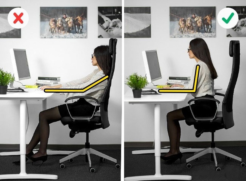 Hướng dẫn chi tiết 6 tư thế ngồi đúng dành cho dân công sở - 3 Hướng dẫn chi tiết 6 tư thế ngồi đúng dành cho dân công sở - 3