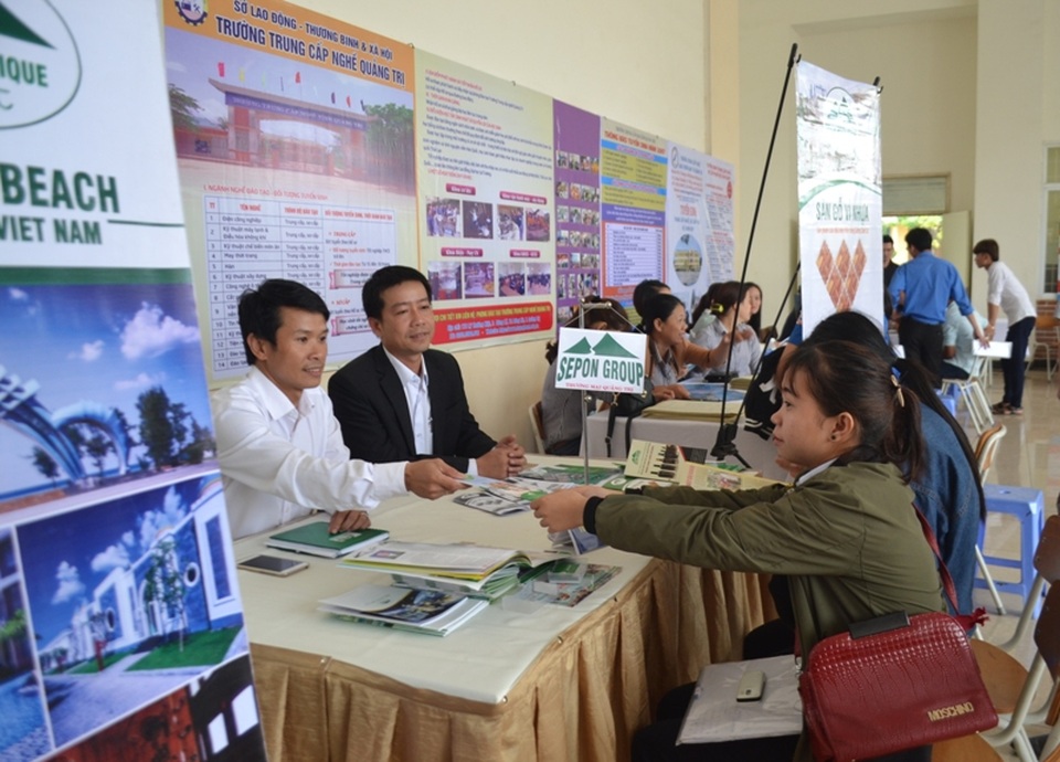 Quảng Trị: Tư vấn việc làm cho lao động trẻ - 2 Quảng Trị: Tư vấn việc làm cho lao động trẻ - 2
