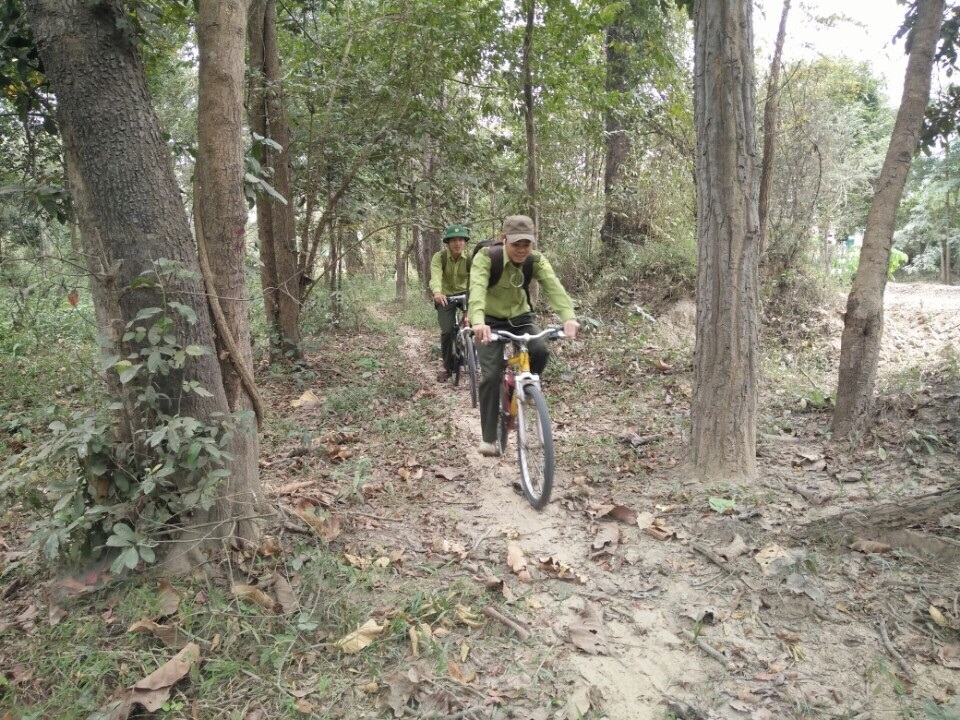 
Tuần tra bằng xe đạp có nhiều ưu điểm
