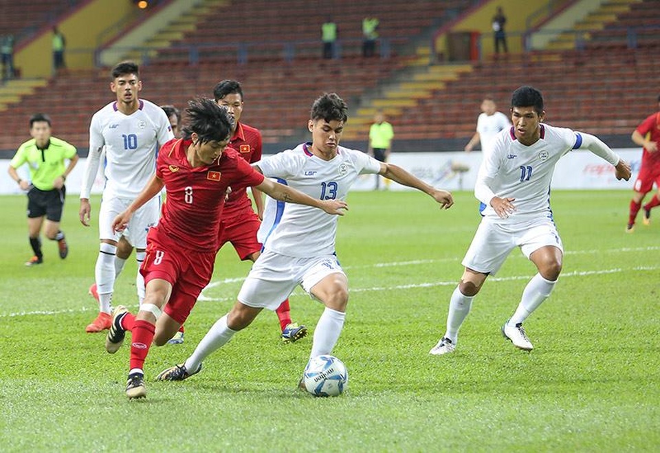 “U22 Việt Nam vẫn gặp khó khăn trước đối thủ chơi áp sát” - 2 Tuấn Anh cũng có trận đấu tốt (ảnh: Q.H)