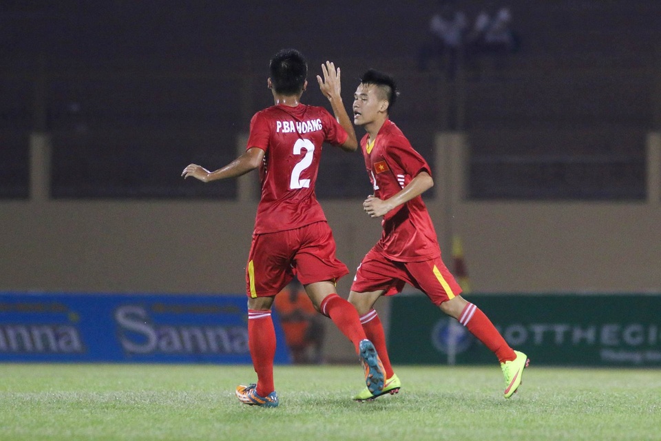 U19 Việt Nam vượt qua Đài Bắc Trung Hoa tại giải U19 quốc tế - 1 Niềm vui chiến thắng của U19 Việt Nam