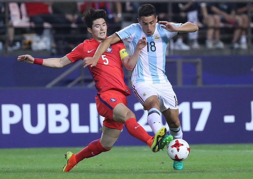 U20 Argentina bị loại sau thất bại trước U20 Hàn Quốc