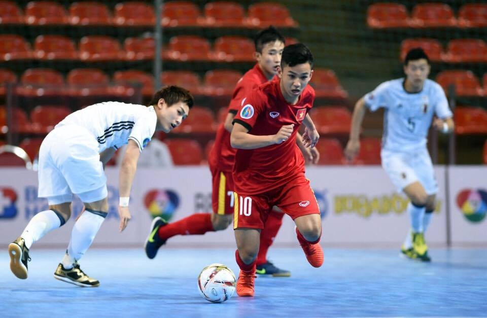Thua Nhật Bản, U20 futsal Việt Nam dừng bước tại giải U20 futsal châu Á 2017 - 1 Đội tuyển U20 futsal Việt Nam không thể vượt qua Nhật Bản