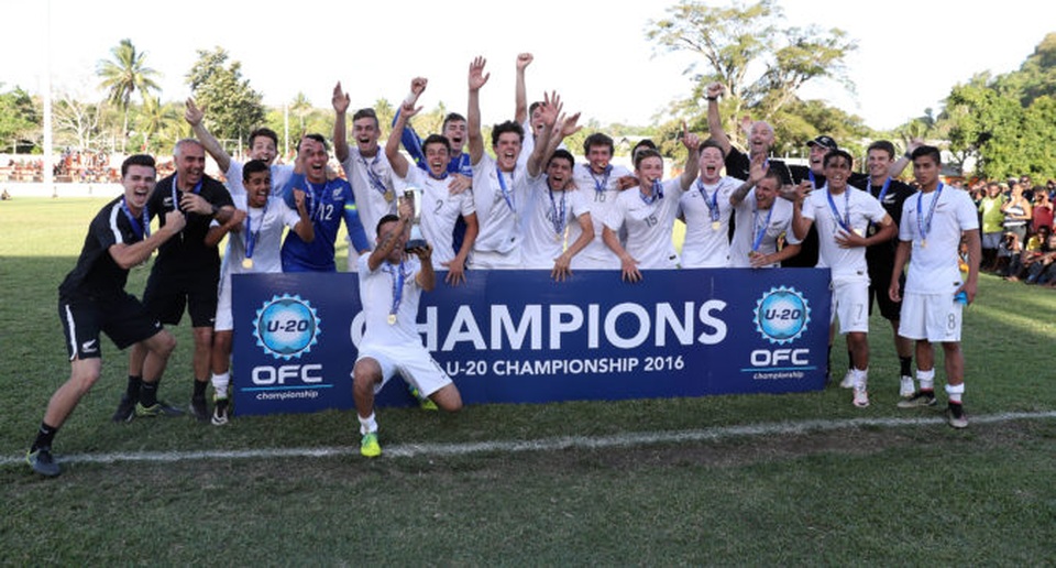 U20 New Zealand vô địch U20 châu Đại Dương tại Vanuatu hồi đầu năm nay