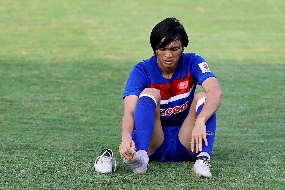 U22 Việt Nam thêm thương binh, rèn bài phản công - 2
Nhiều cầu thủ U22 Việt Nam đang dính chấn thương - Ảnh: Gia Hưng