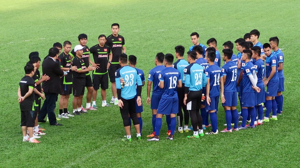 U22 Việt Nam - U22 Malaysia: Tìm “lộc” đầu năm - 1 U22 Việt Nam được đánh giá nhỉnh hơn so với Malaysia (ảnh: Anh Hải)