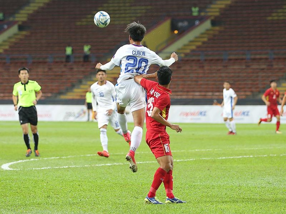 
U22 Philippines sở hữu chiều cao khá tốt
