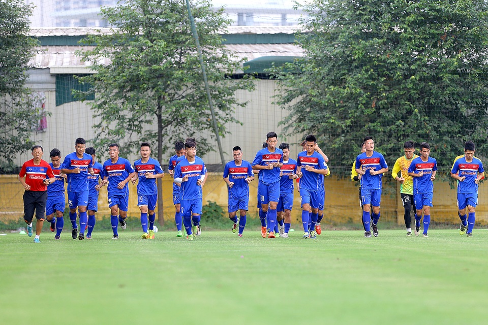 Đội tuyển U22 Việt Nam có sự kết hợp của các lứa cầu thủ khác nhau (ảnh: Gia Hưng)