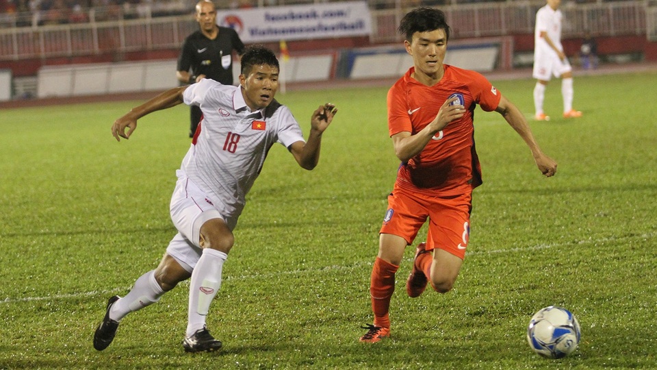 Hà Đức Chinh (18) xứng đáng được trao cơ hội dưới thời HLV Park Hang Seo (ảnh: Trọng Vũ)
