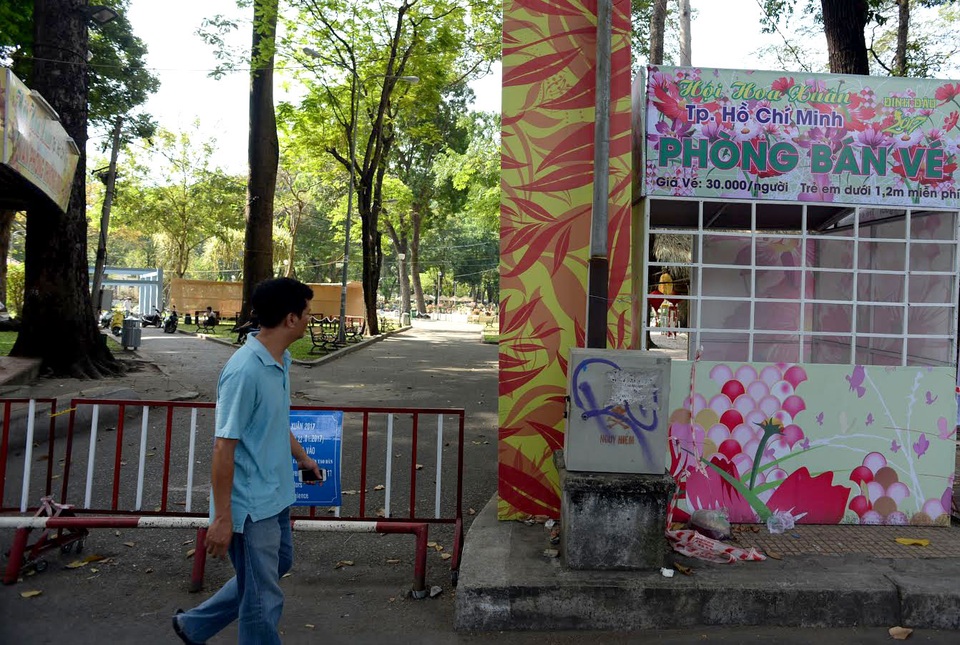 Hội hoa xuân sẽ mở cửa từ 22/1, giá vé 30.000 đồng/người, trẻ em dưới 1,2m được miễn phí vé.