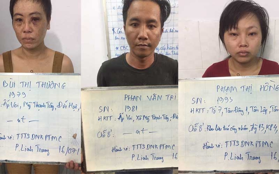 “Nữ quái” cầm đầu đường dây đưa xe gian sang Campuchia tiêu thụ - 1 Kẻ chủ mưu đường dây mua xe gian đưa sang Campuchia tiêu thụ Bùi Thị Thương và 2 trợ thủ đắc lực.