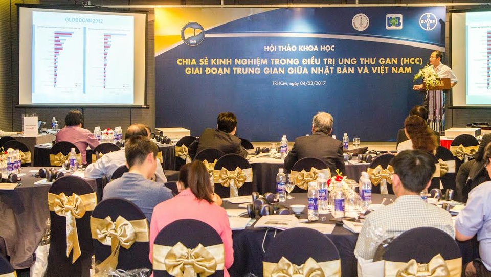 Kinh nghiệm trong điều trị ung thư gan tại Việt Nam - 1
TS. BS. Lê Bá Thảo, Phó Trưởng khoa Ngoại tiêu hóa, Bệnh viện Nhân dân Gia định báo cáo về ca lâm sàng trong điều trị TACE