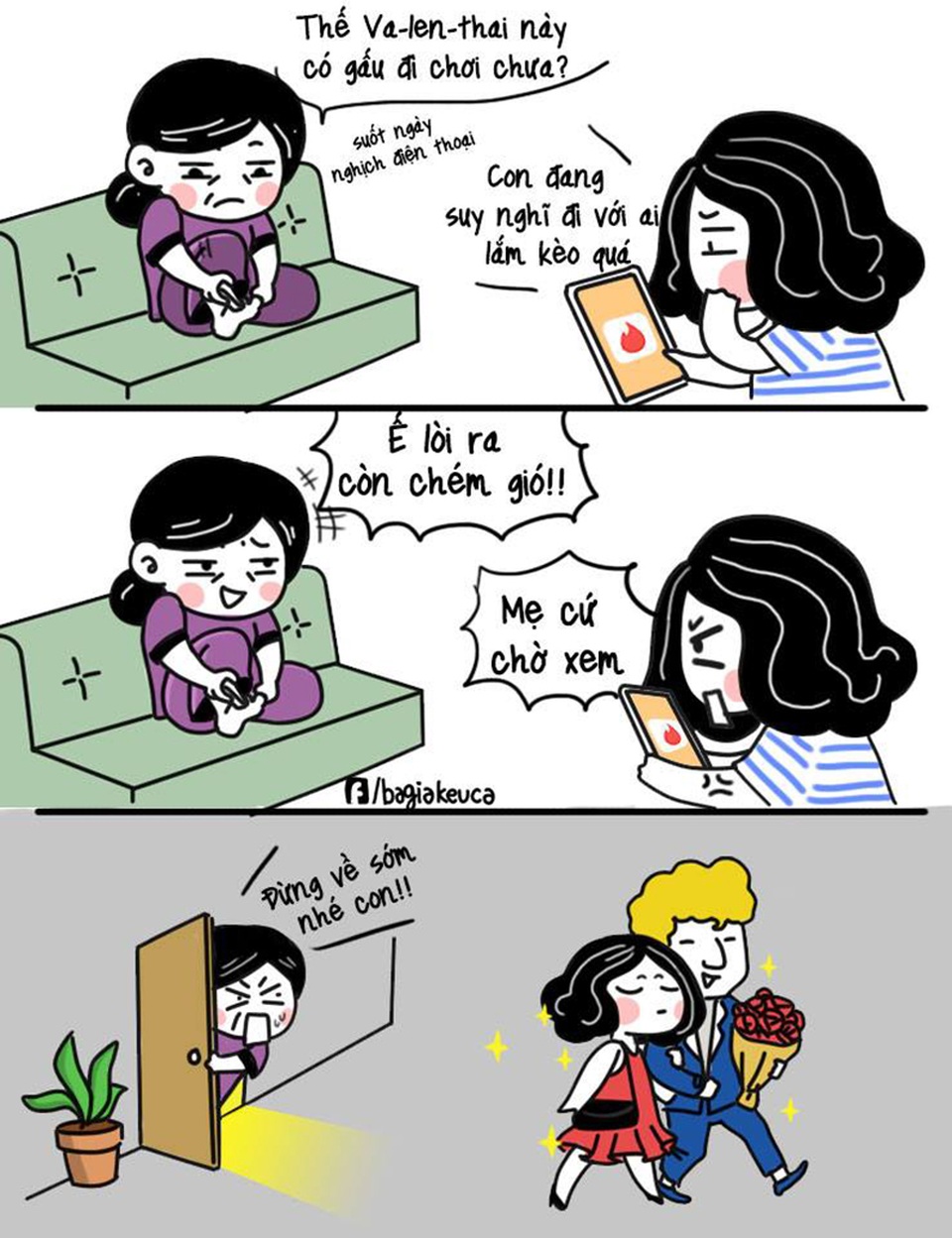 Dân mạng đua nhau "thả thính" trước ngày Valentine - 12 Khi mà nhà ta có gái ế lâu năm.