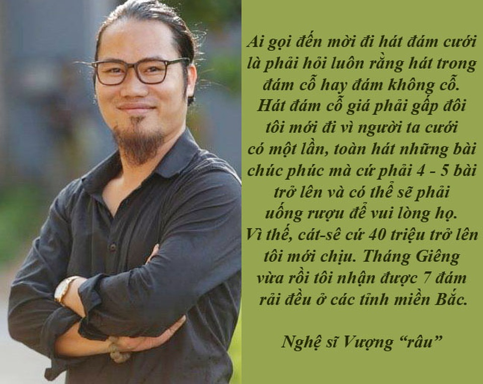 Bi hài chuyện nghệ sĩ đi hát đám cưới - 3 “Choáng” cát sê cao ngất ngưởng của nghệ sĩ hài hát đám cưới - Nhiều nghệ sĩ hài thừa nhận rằng, đi diễn đám cưới mang lại cho họ nguồn thu nhập không nhỏ. Và có những đám cưới ngoài tiền cát sê, họ còn nhận được những khoản tiền “bo” lên tới nghìn USD hoặc nửa tỷ Việt Nam đồng.