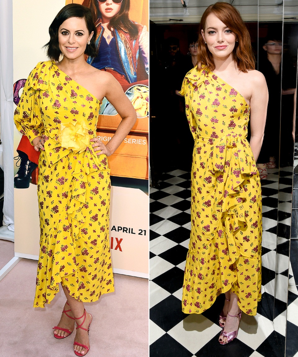 Khi người đẹp “đụng hàng” - 14
Sophia Amoruso và Emma Stone đẹp như mộng với váy Gucci