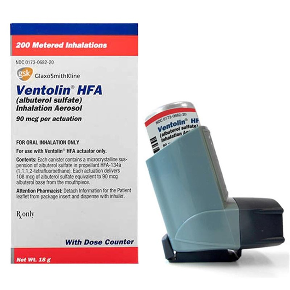 Thu hồi hơn nửa triệu lọ thuốc xịt trị hen Ventolin - 1 Thu hồi hơn nửa triệu lọ thuốc xịt trị hen Ventolin - 1