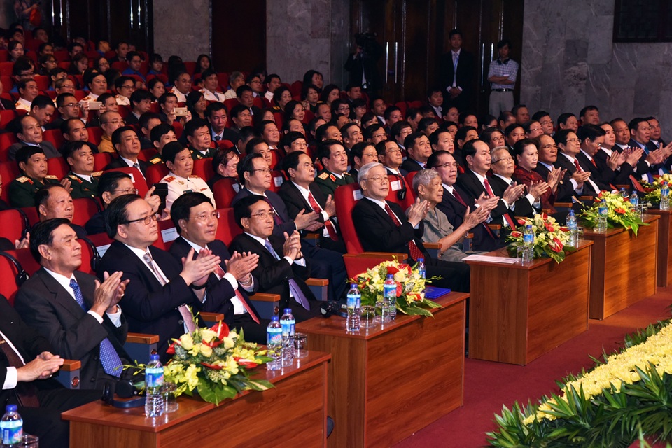 Tổng Bí thư: Việt Nam - Lào xây đắp nên mối tình hữu nghị vĩ đại! - 4 Lãnh đạo hai nước dự Lễ kỷ niệm