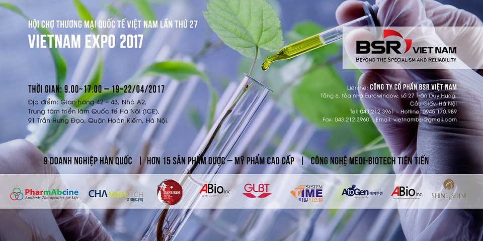 Cơ hội tiếp cận mỹ phẩm, dược phẩm Hàn Quốc tại triển lãm EXPO - 1