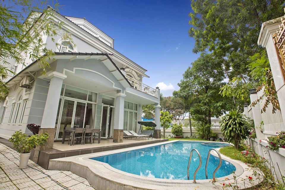 Nơi ở của dàn thí sinh năm nay không phải là những căn hộ chung cư mà là một căn biệt thự hạng sang.