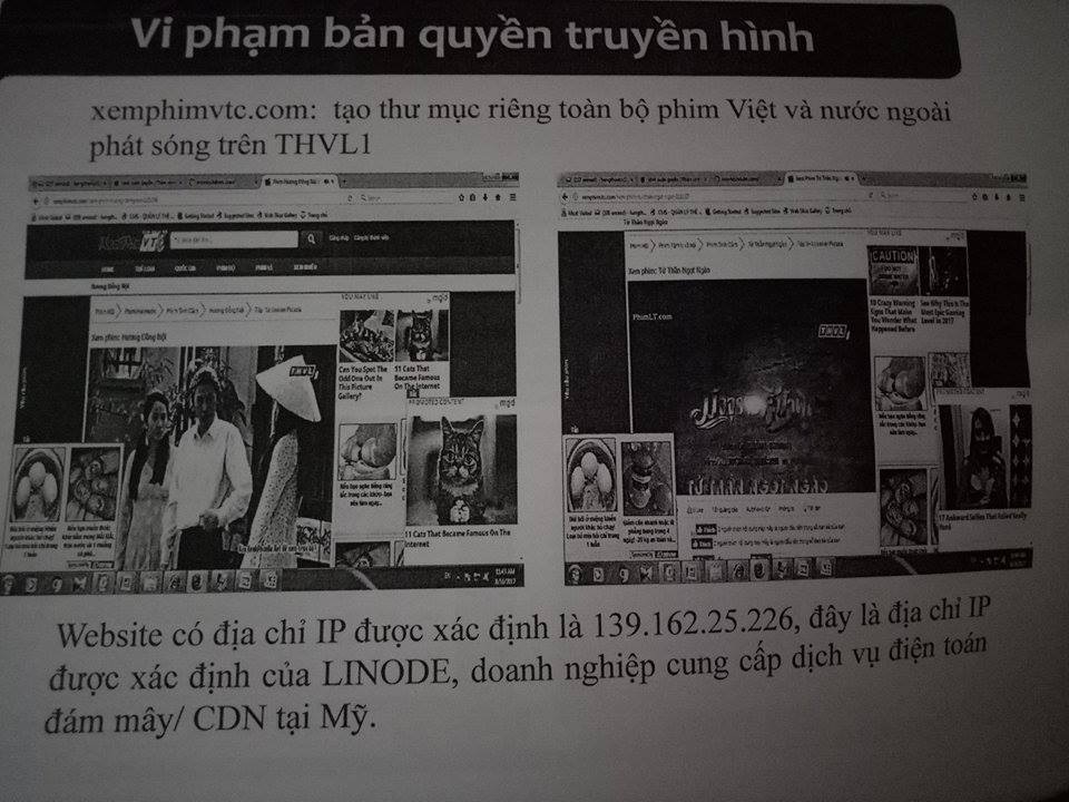 Đua nhau ăn cắp, làm giàu từ ăn cắp bản quyền truyền hình trên mạng internet - 1 Rất nhiều trang web đang vi phạm bản quyền của Đài truyền hình