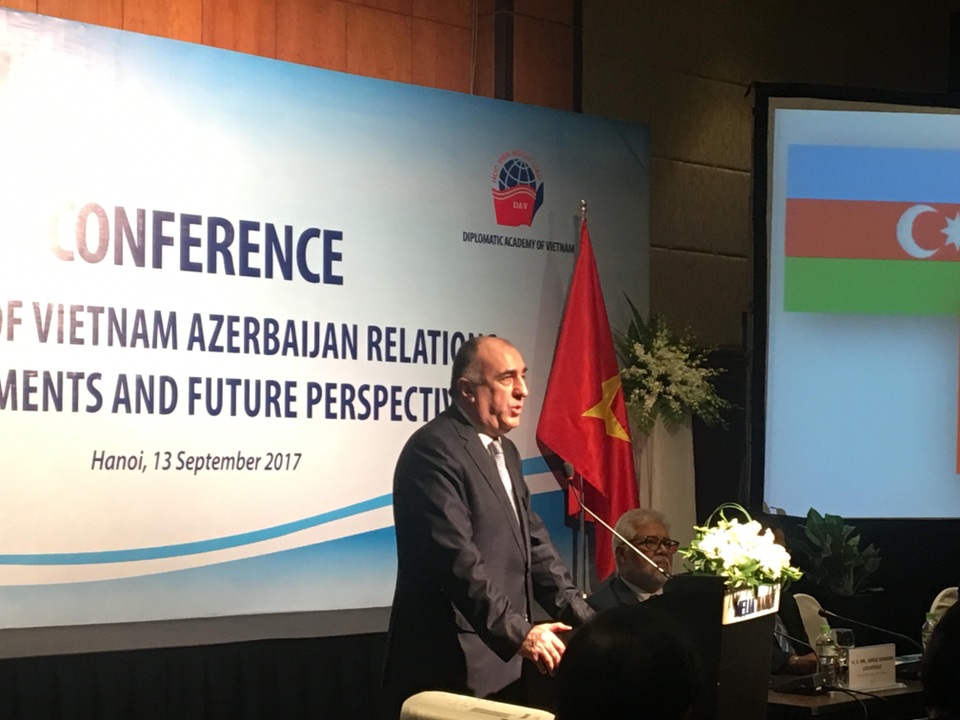 Việt Nam là đối tác tiềm năng của Azerbaijan trong nhiều lĩnh vực - 1 Bộ trưởng Ngoại giao Azerbaijan Elmar Mammadyarov (Ảnh: Đức Hoàng)
