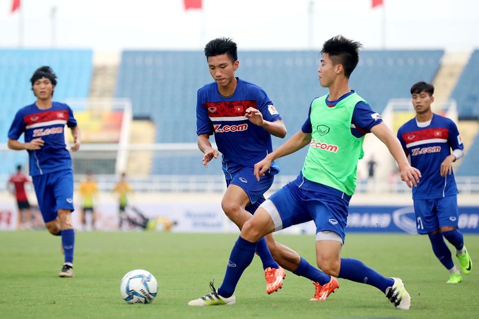 
U22 Việt Nam đã sẵn sàng cho màn tập dượt với ngôi sao K-League - Ảnh: Gia Hưng
