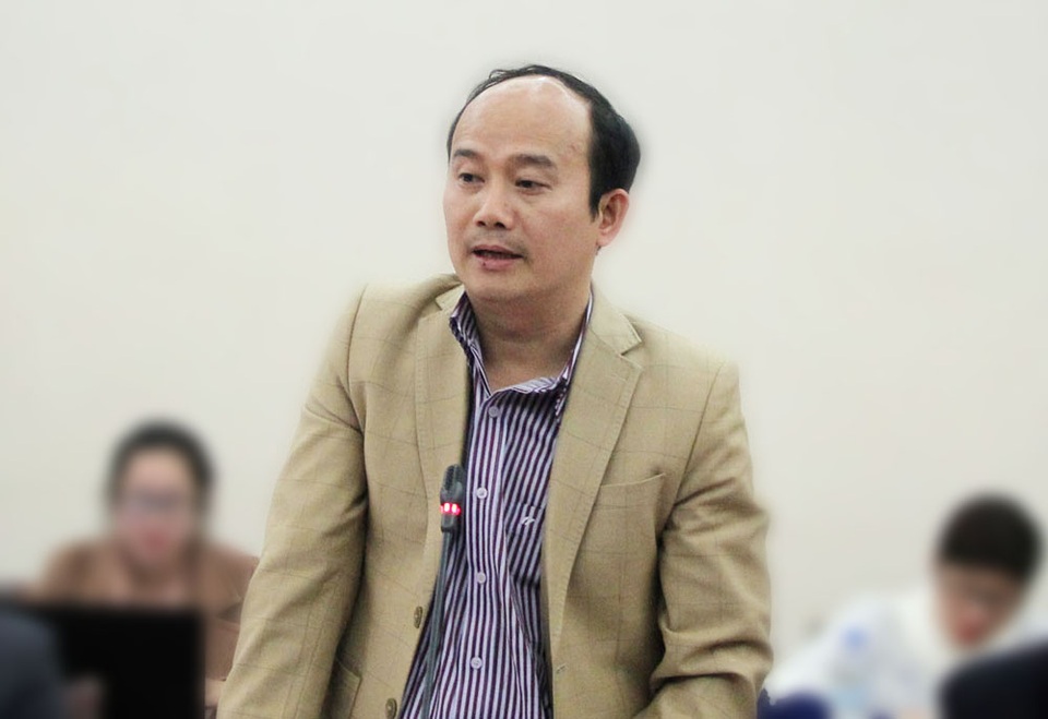 
Ông Vũ Duyên Hải phát biểu tại cuộc họp báo.
