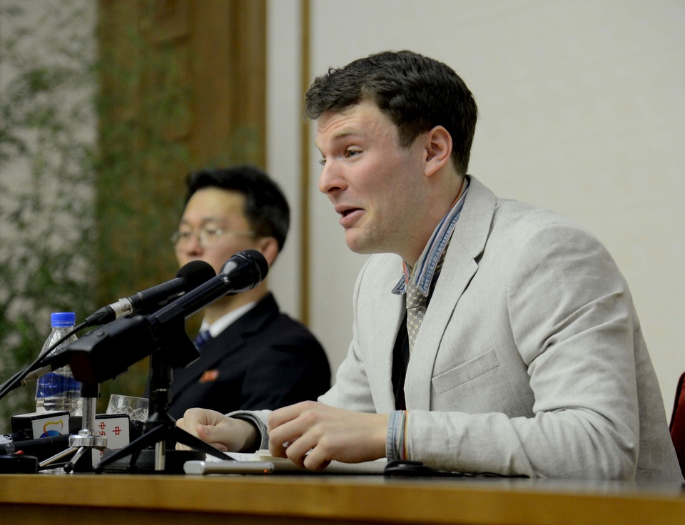 Triều Tiên chỉ trích ông Trump sau phát ngôn về cái chết của sinh viên - 2 Sinh viên Mỹ Otto Warmbier (Ảnh: Reuters)