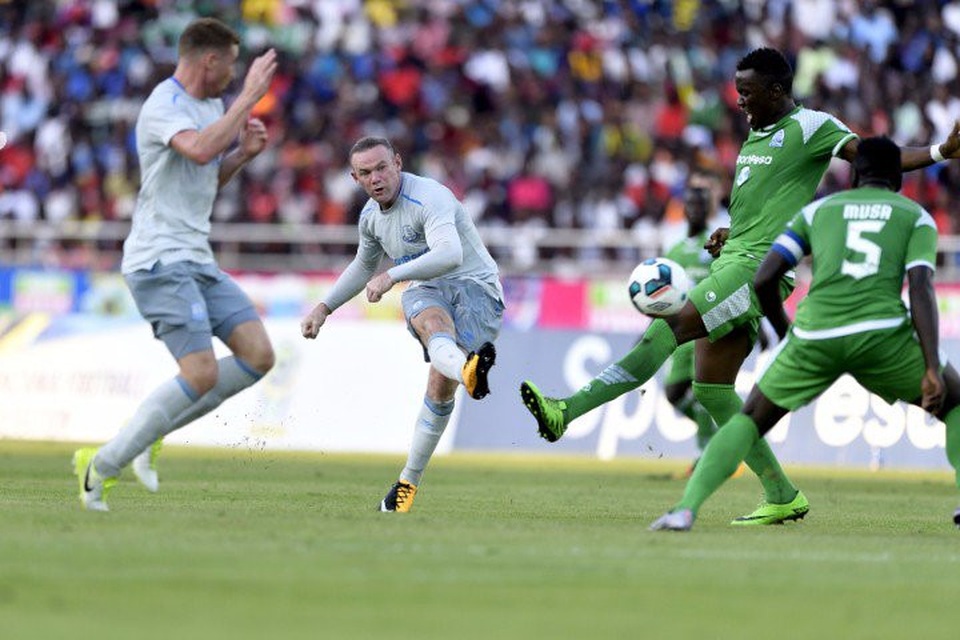 Wayne Rooney lập siêu phẩm trong trận ra mắt Everton - 1 Wayne Rooney lập siêu phẩm vào lưới CLB Gor Mahia