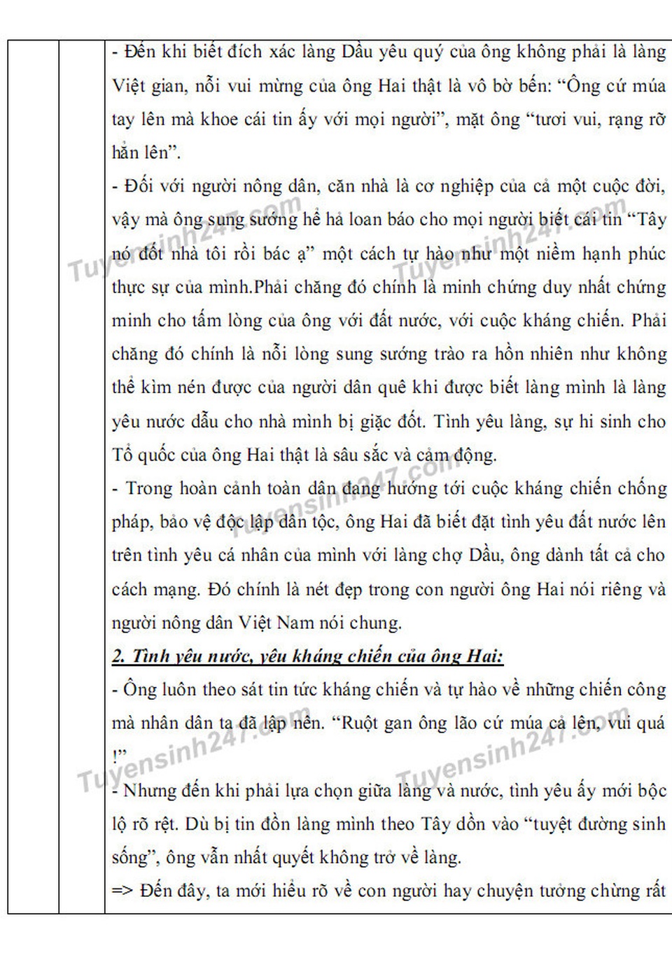 Gợi ý giải đề thi môn Văn vào khối 10 chuyên ĐH Sư phạm Hà Nội - 8 Gợi ý giải đề thi môn Văn vào khối 10 chuyên ĐH Sư phạm Hà Nội - 8