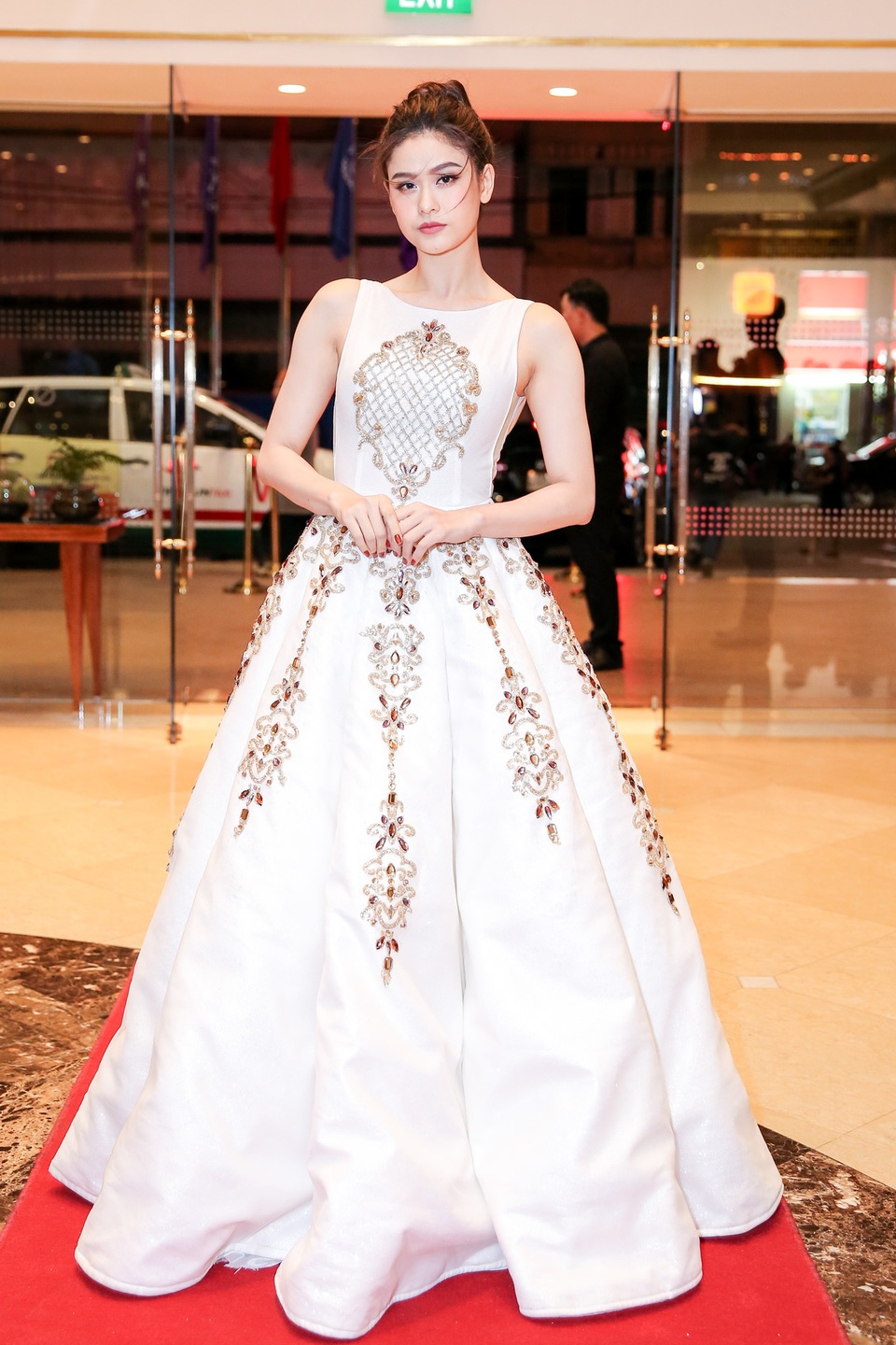 Trương Quỳnh Anh một mình xuất hiện tại sự kiện, không đi cùng Tim như mọi khi